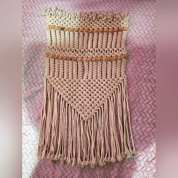 Macrame Wall Hanging, - Picture 1 of 6